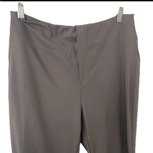 Halara Pants Womens Large Gray High Rise Pull On Wide Leg Stretch Comfort Casual